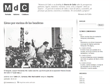 Tablet Screenshot of memoriadecadiz.es
